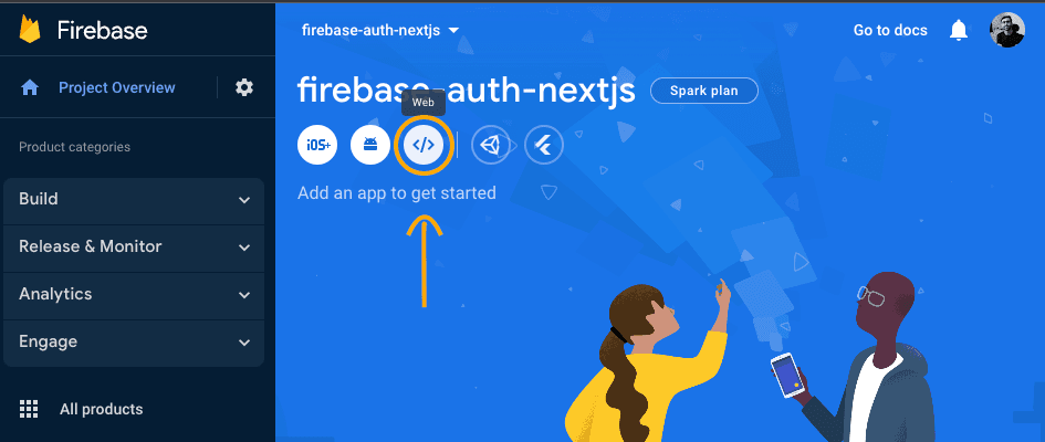 Firebase Authentication With Next.js - Banner Image