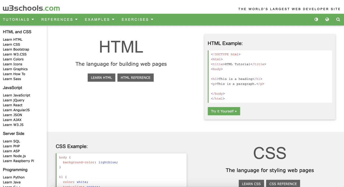 W3Schools Website